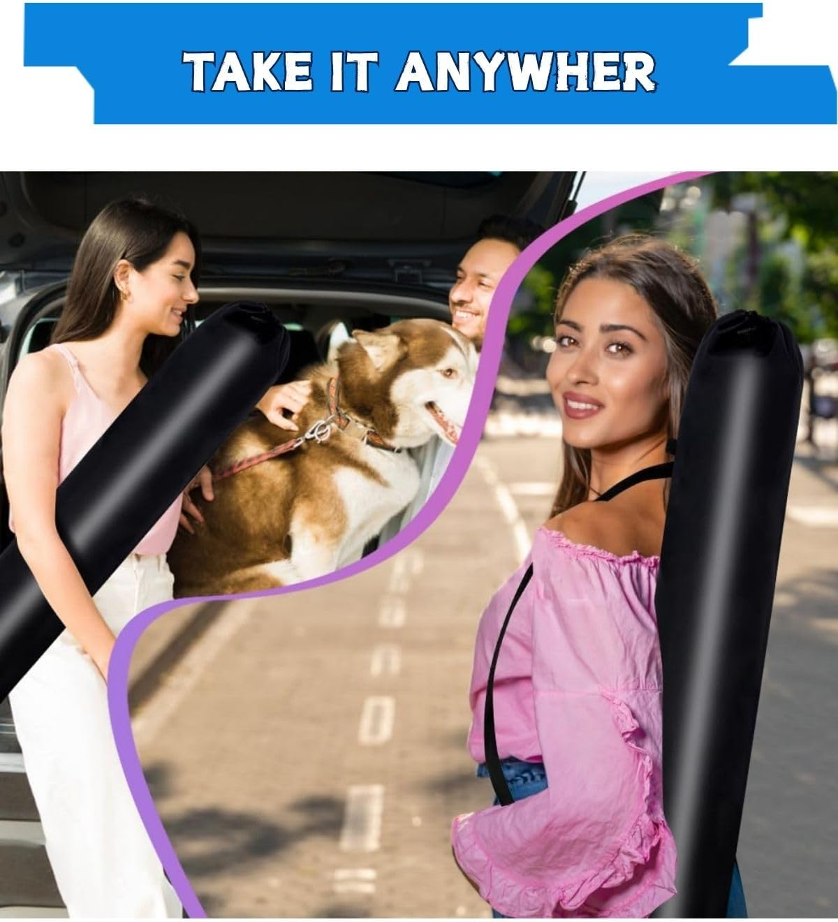 Roll-Up Jigsaw Puzzle Mat for 500-2000 Piece Puzzles Storage, Soft Felt Weave with 4 Sorting Trays & Bag, Portable Organizer for Adults & Teens, Travel-Friendly Puzzle Lovers image number 4