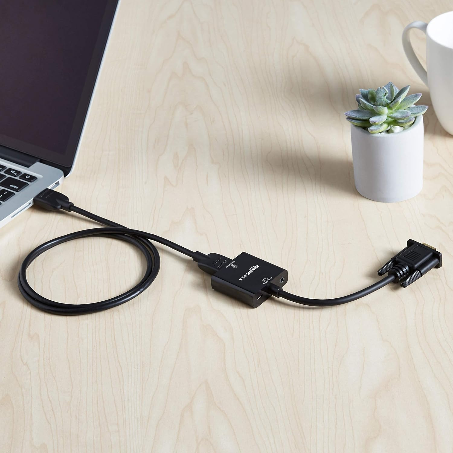 Amazon Basics HDMI Female to VGA Adapter with 3.5Mm Audio Port image number 3