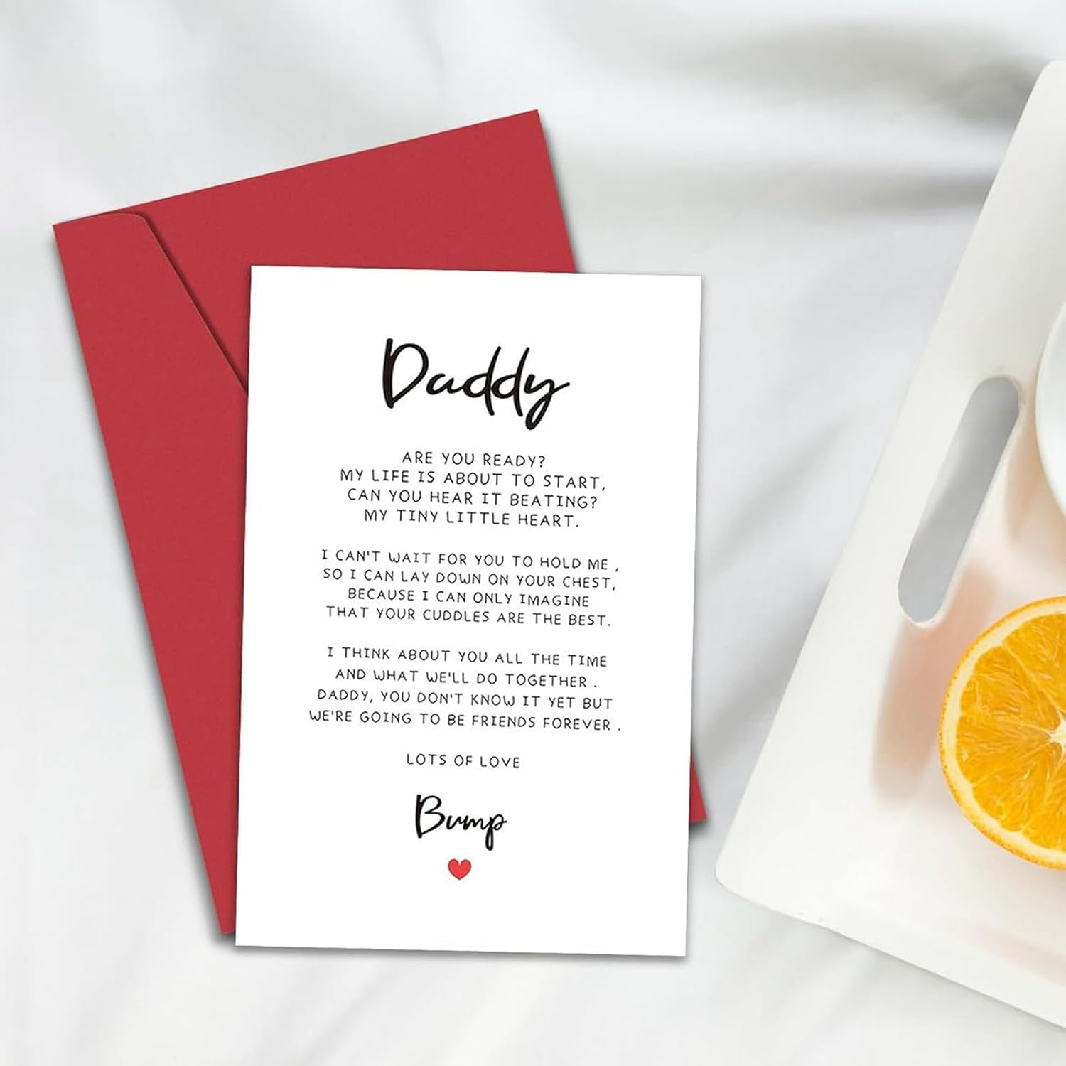 Humorous Father'S Day Greeting Card with Lots of Love for Dad Design (SN-319) image number 3