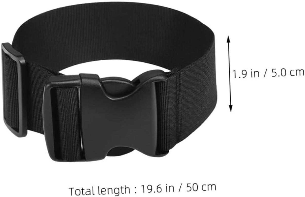 Yardenfun 2Pcs Adjustable Luggage Straps Travel Packing Strap Buckle for Outdoor Camping Hiking Sturdy Fixed Wide Wear-Resistant Bands