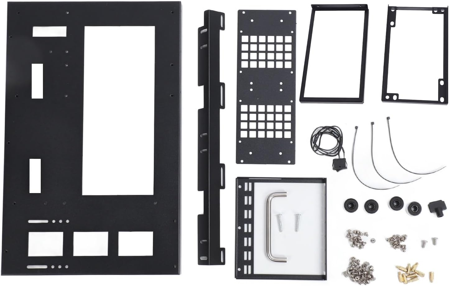 DIY Gaming Computer Case Powerful Heat Dissipation Motherboard Case Rack Fast Open Chassis Frame with Handle Open Pc Case ATX Computer Case Computer Cases image number 4