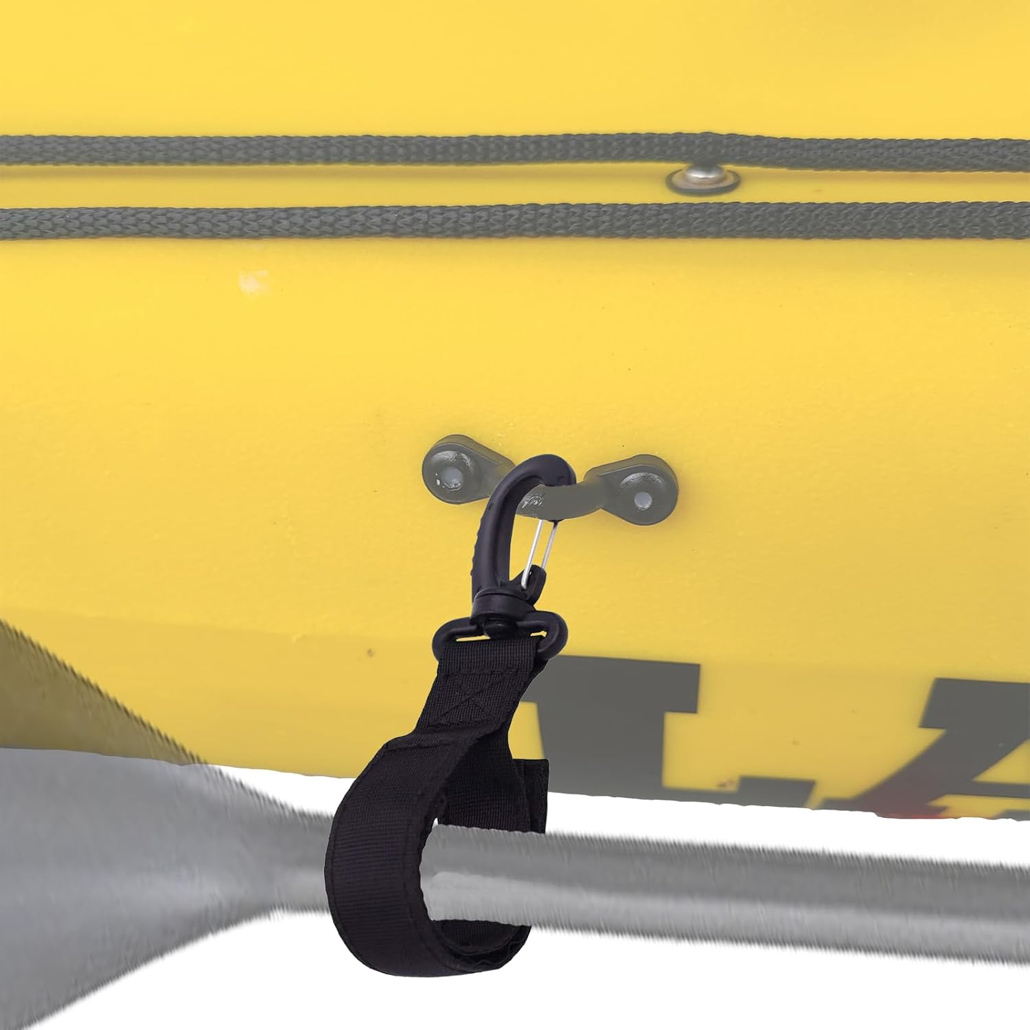 Pmsanzay SUP Paddleboard Inflatable Boat Paddle Keeper Paddle Holder Paddle Clip Kayak & Canoe Paddle Holder, Set of 4. with Pad Eye Deck Loops Tie down with Screws, No D Ring Patch ! image number 3