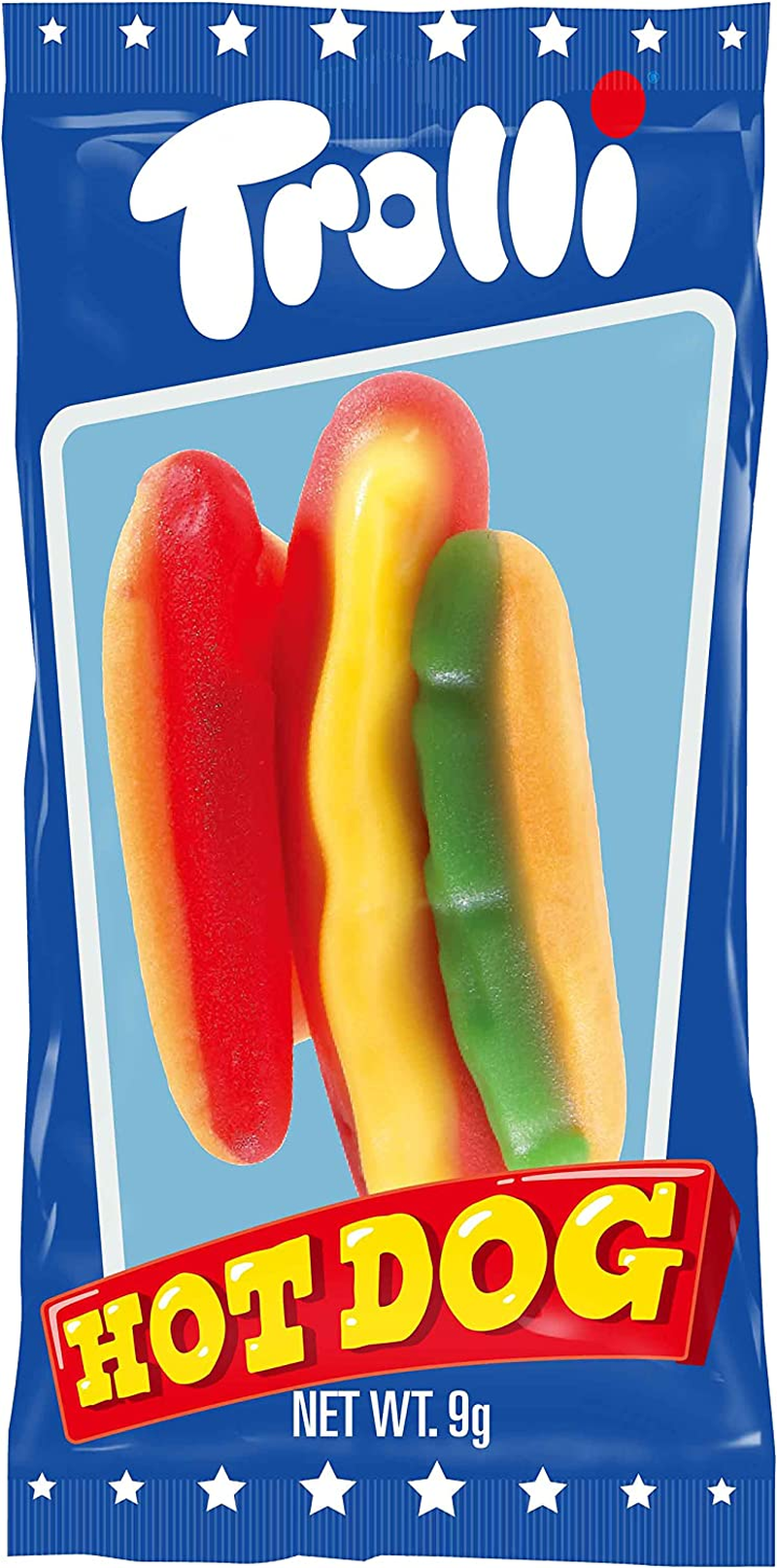 Trolli Hot Dogs Candy, 60 X 9 Grams