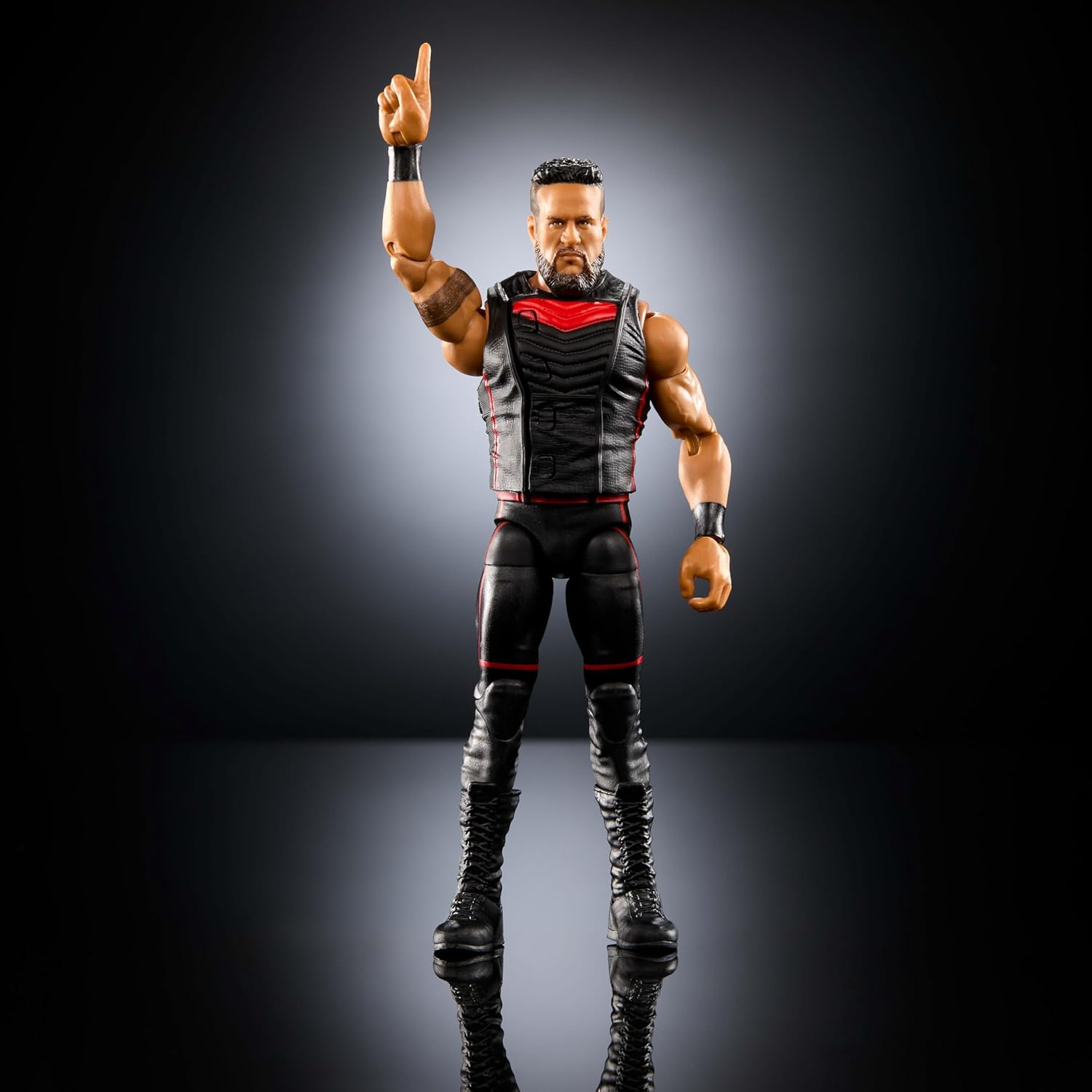 Mattel WWE Elite Action Figure & Accessories, Series #118, 6-Inch Collectible Tama Tonga with 25 Articulation Points & Swappable Hands image number 1
