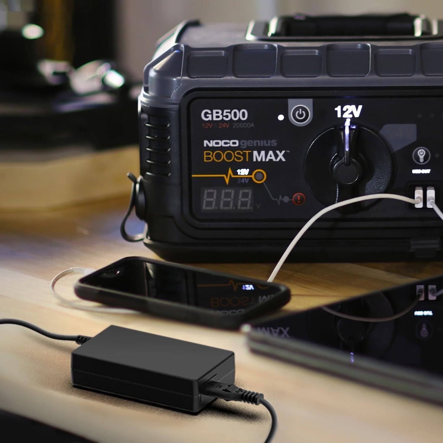 KFD 56W 14V AC Power Adapter Compatible with NOCO GB70 GB150 GB500 Genius Boost Ultra Safe Lithium Jump Starter Battery XGC4 XGC Output Power Supply 56-Watt Charger (NOT 5V) image number 4