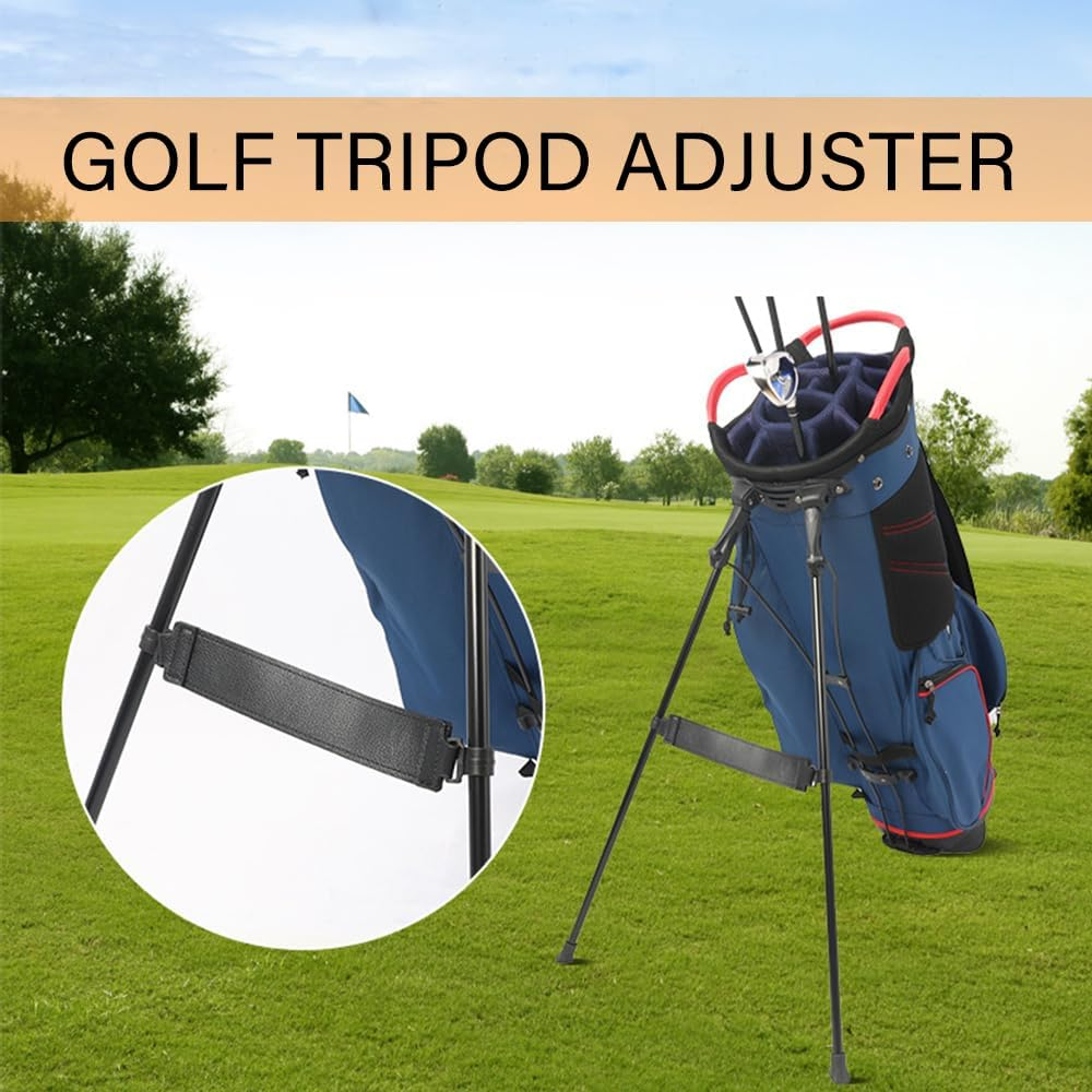 Golf Bag Accessories-Adjustable Leg Straps, Stand Bags, Stable Club Bag Racks, and Non-Slip Support Stands image number 5