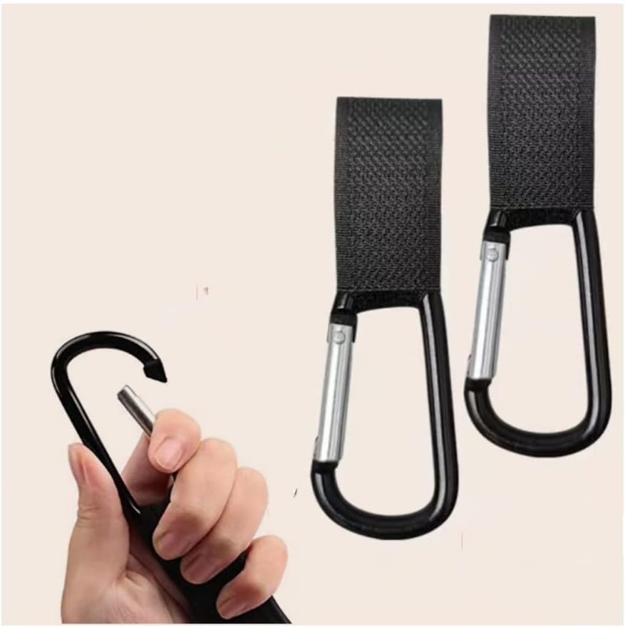 2PCS Universal Hooks Clips for Hanging Bags and Shopping,Convenient Hooks Accessories Perfect for Diaper Bags, Backpack,Shopping Bags,Purse image number 4