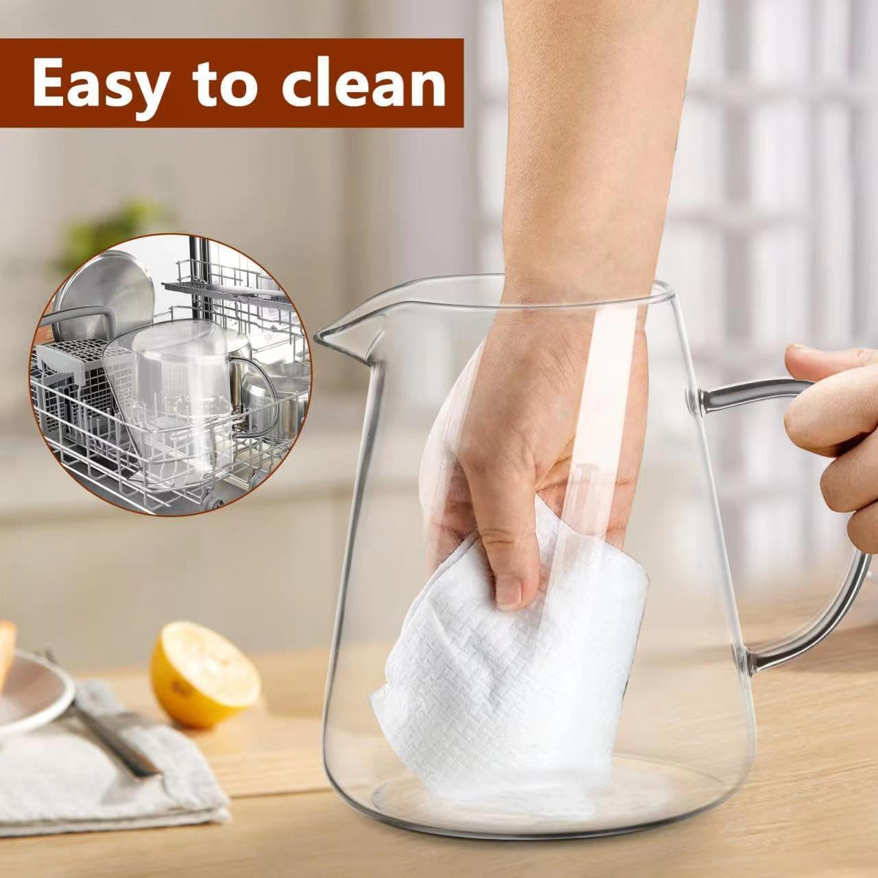 Clear Glass Teapot,Glass Teapots 550Ml Borosilicate Glass Tea Potsm, round Shape Infuser Tea Pot,With 304 Stainless Still Strainer Small Teapot for Loose Leaf Tea,Herbal Tea,Fruit Tea image number 3