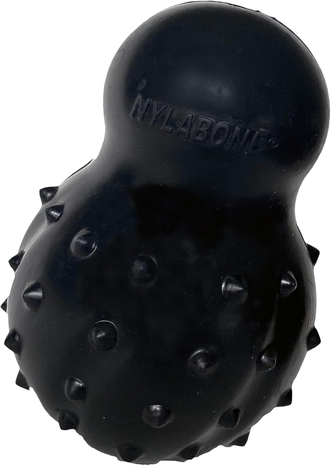 Nylabone Max Strength Rubber Cone Dog Chew Toy, Beef Flavour, Stuff with Treats, Large, for Dogs 0-23Kg image number 3