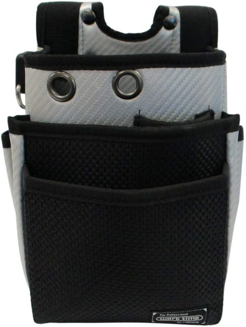 Kozuchi WT-12SV Worktime Waist Bag, 3 Tiers, Silver image number 6