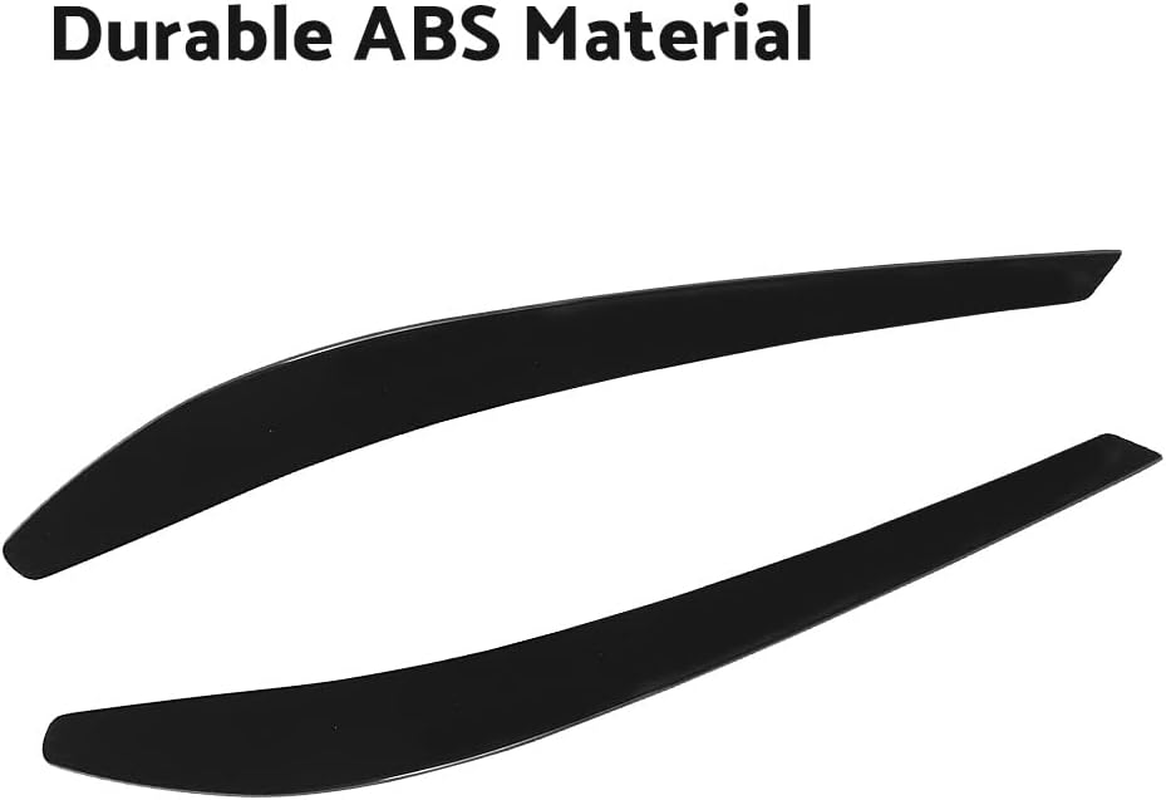 KAKA AUTO PARTS Gloss Black Headlight Eyebrow Eyelid Cover Trim Compatible with VF Holden Commodore SS SSV SV6 S Evoke image number 3