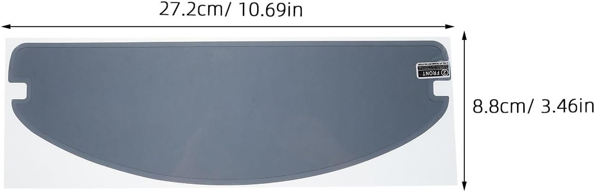 HAPINARY Anti-Fog Rainproof Film for Motorcycle Helmet Visor UV Protection Nano Coating Sticker Anti-Glare Patch Easy Installation Helmet Accessory for Clear Riding Safety image number 5