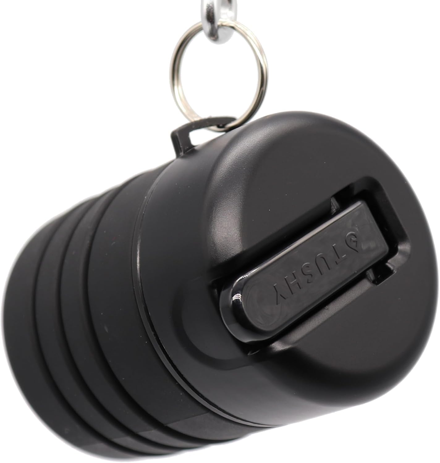 Tushy Travel Bidet: Collapsible & Expandable for Discreet Portability | Refreshing Clean for Camping, Outdoors & Travel (Peri Bottle for Postpartum Care, Helps with Hemorrhoid Relief), Jet Black image number 5