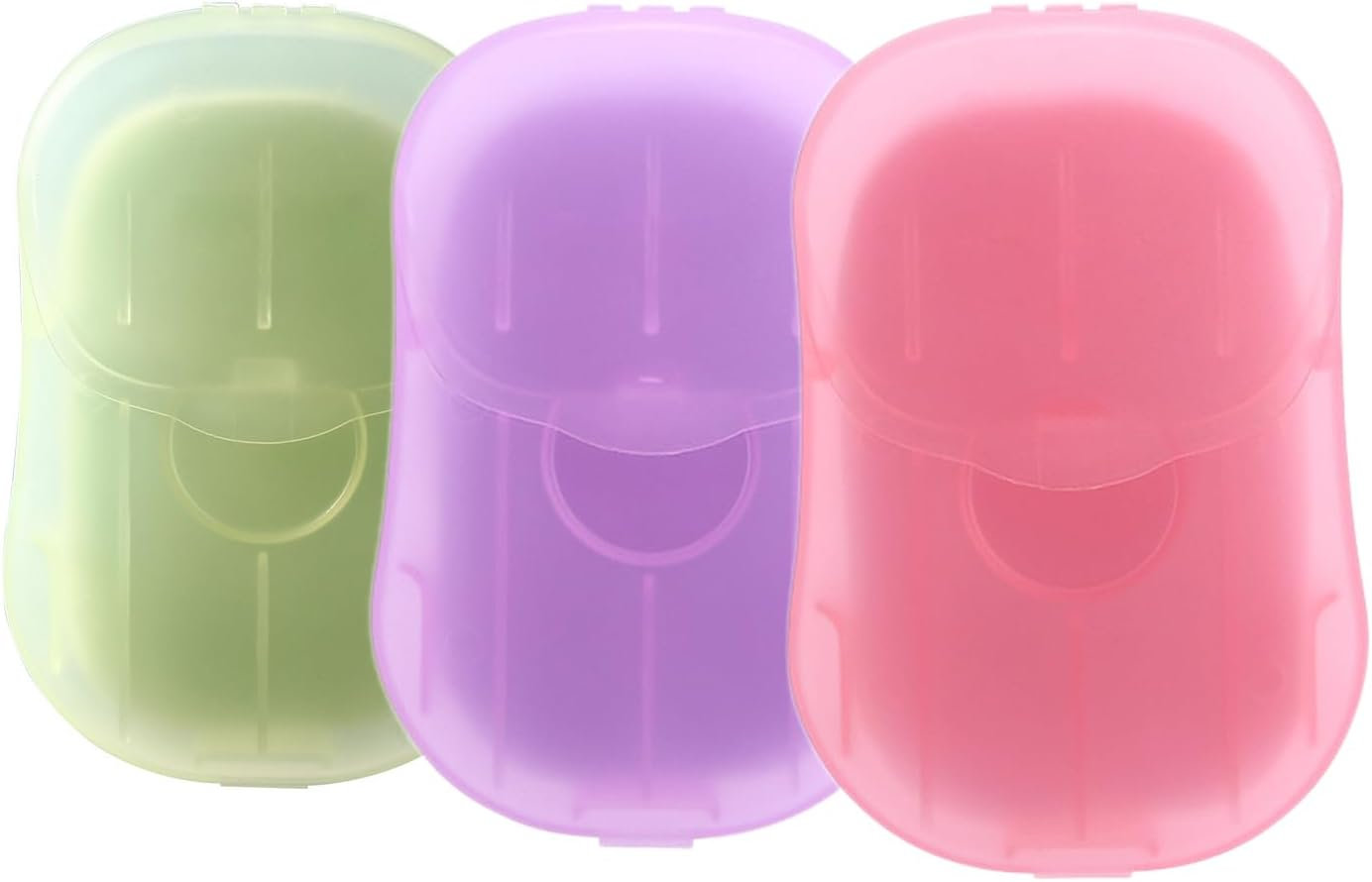 GIBENUO 6 Boxes (300 Sheets) Hand Washing Soap Sheets for Outdoor Travel,Portable Hiking Washing Hand Paper Soap for Travel, Party, School, Camping