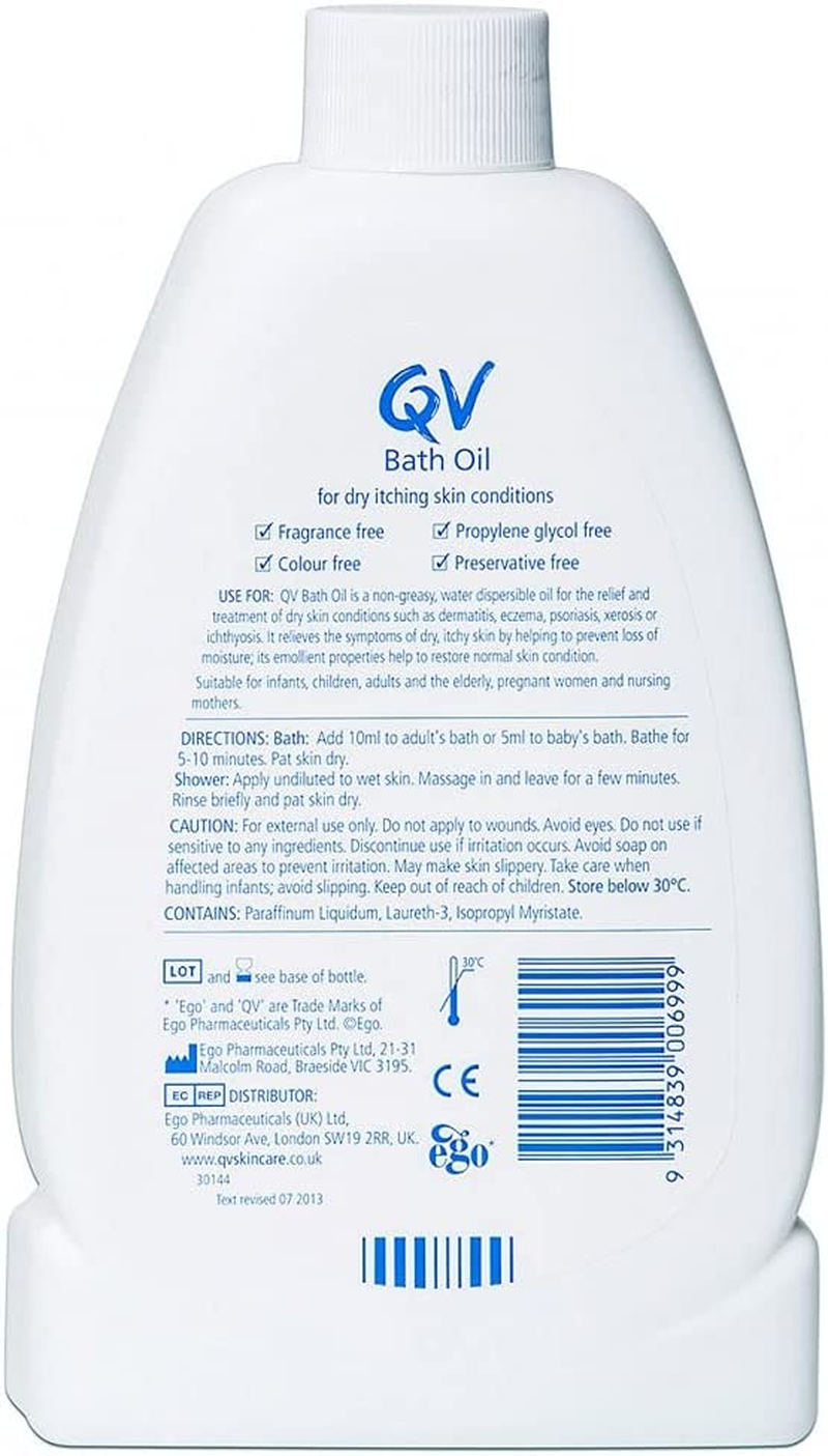 QV Bath Oil 500Ml, 500 Ml image number 2