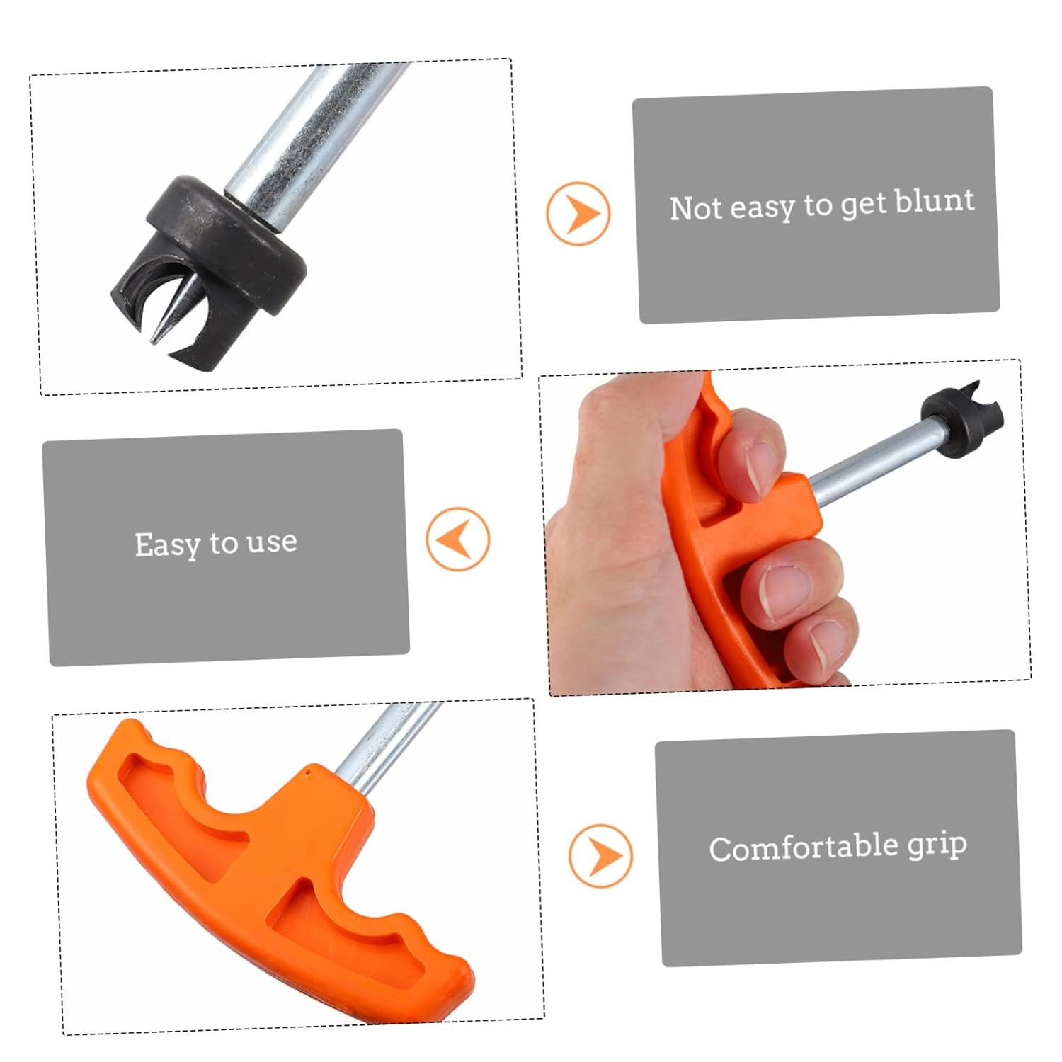 Housoutil Irrigation Plugs Punch down Tool Drip Emitters Punch Pe Tube Hole Puncher Random Style image number 1