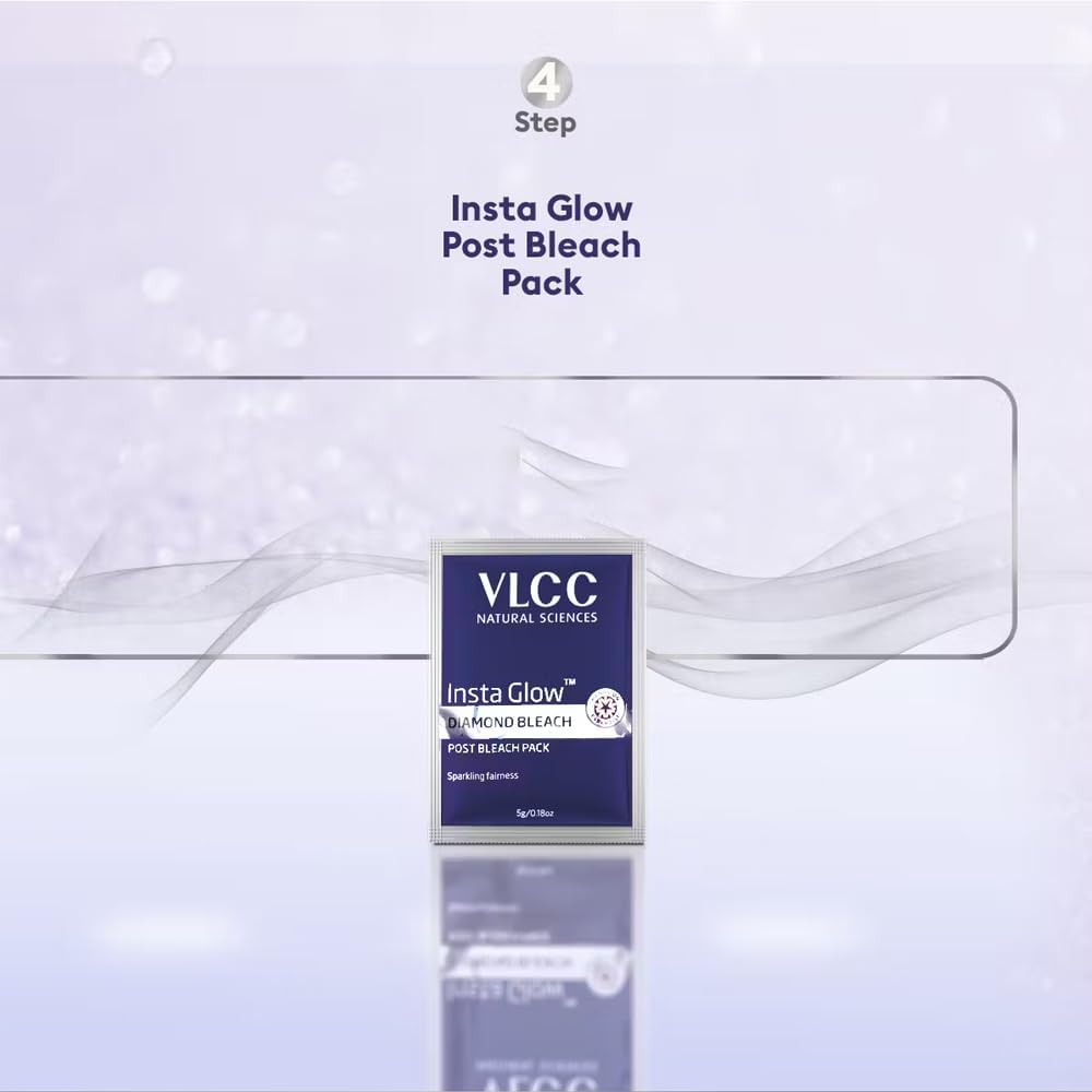 VLCC Insta Glow Diamond Bleach 60 G image number 5