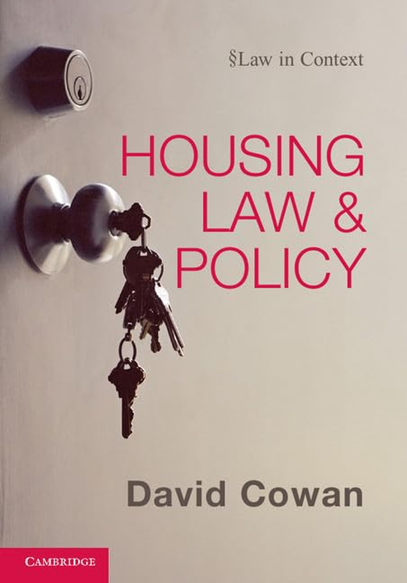 Cambridge Housing Law and Policy Book - Paperback - 29 September 2011