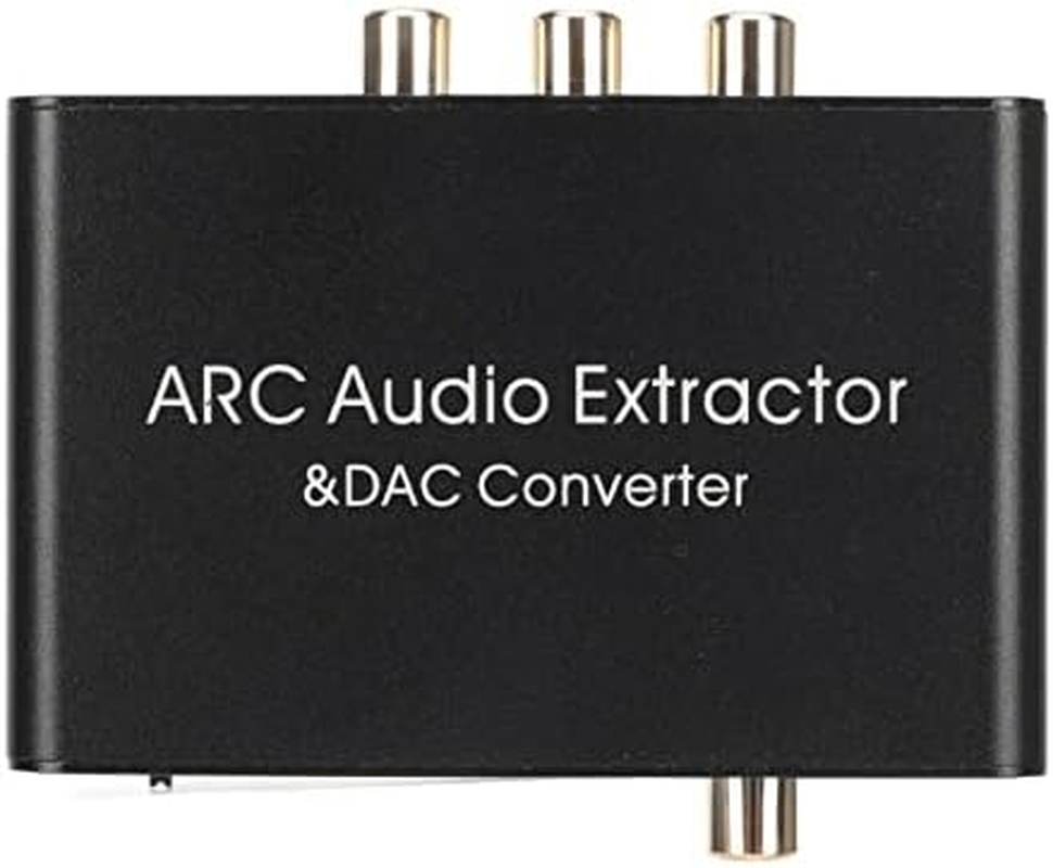 HDMI ARC Audio Extractor 192Khz, HDMI ARC Adapter with 3.5Mm Headphone Port, Audio Converter Analog for Home Cinema TV Soundbar Speaker Amplifier image number 5