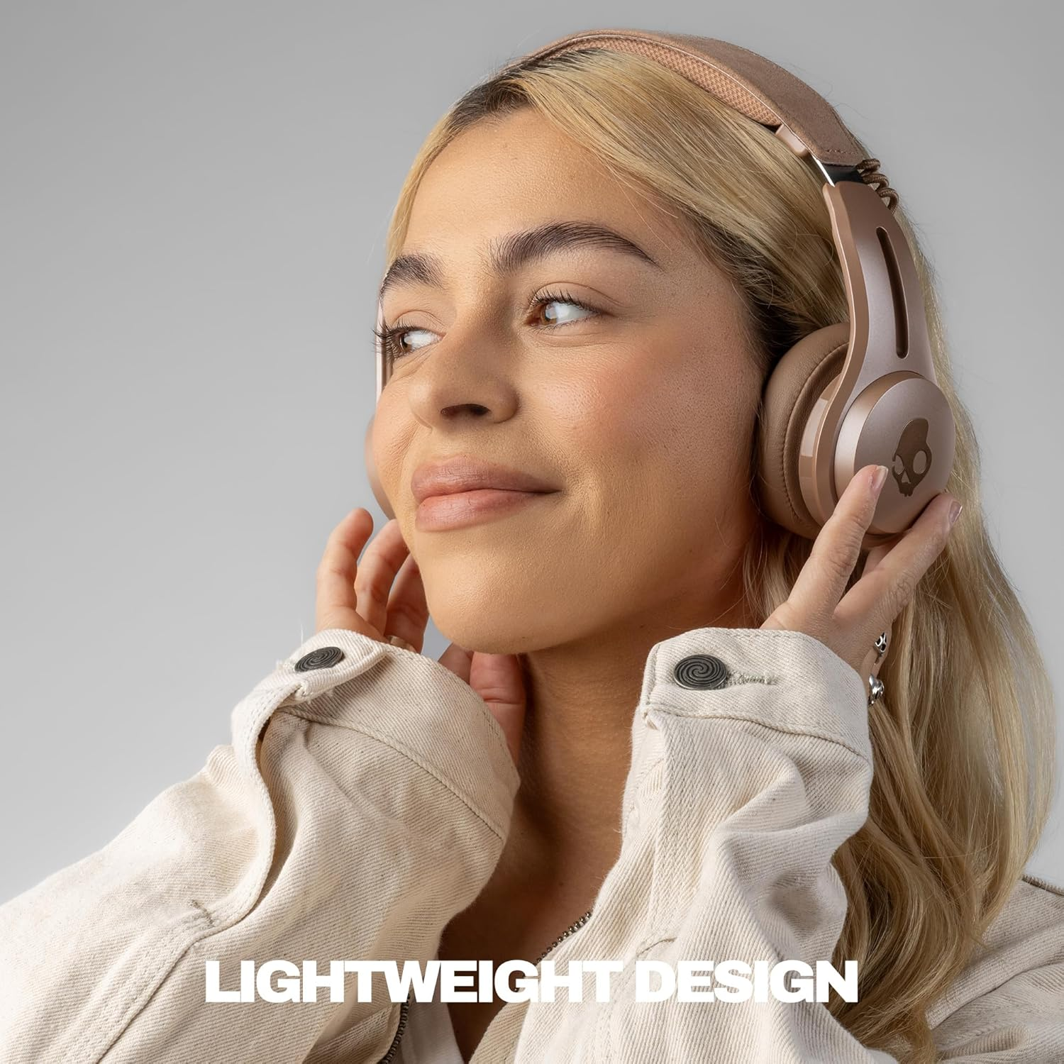 Skullcandy Icon ANC Wireless On-Ear Bluetooth Headphones, Active Noise Cancelling, 60 Hours Battery, Sweat Water Resistant, Foldable Durable Travel Ready, Microphone for Iphone Android - Primer image number 3