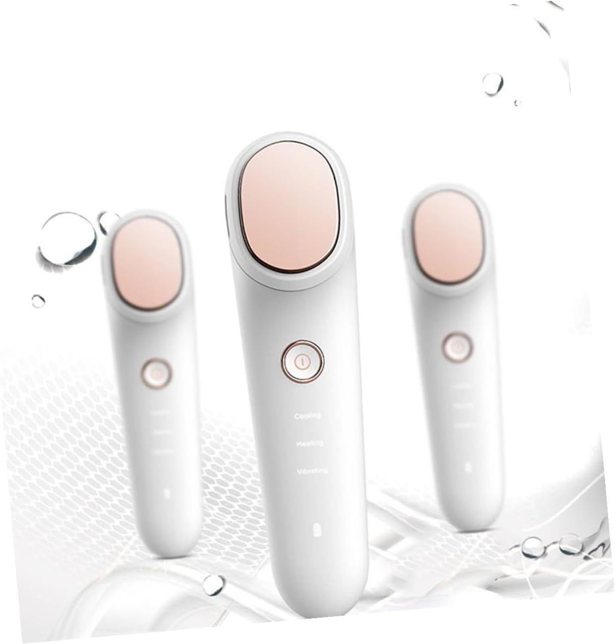 Iplusmile Cold Hot Compress Beauty Apparatus Face for Women USB Rechargeable Facial Massage Instrument with Hot Compress Cold Press High Frequency and for Pore Cleaning and Skin Hydration image number 5