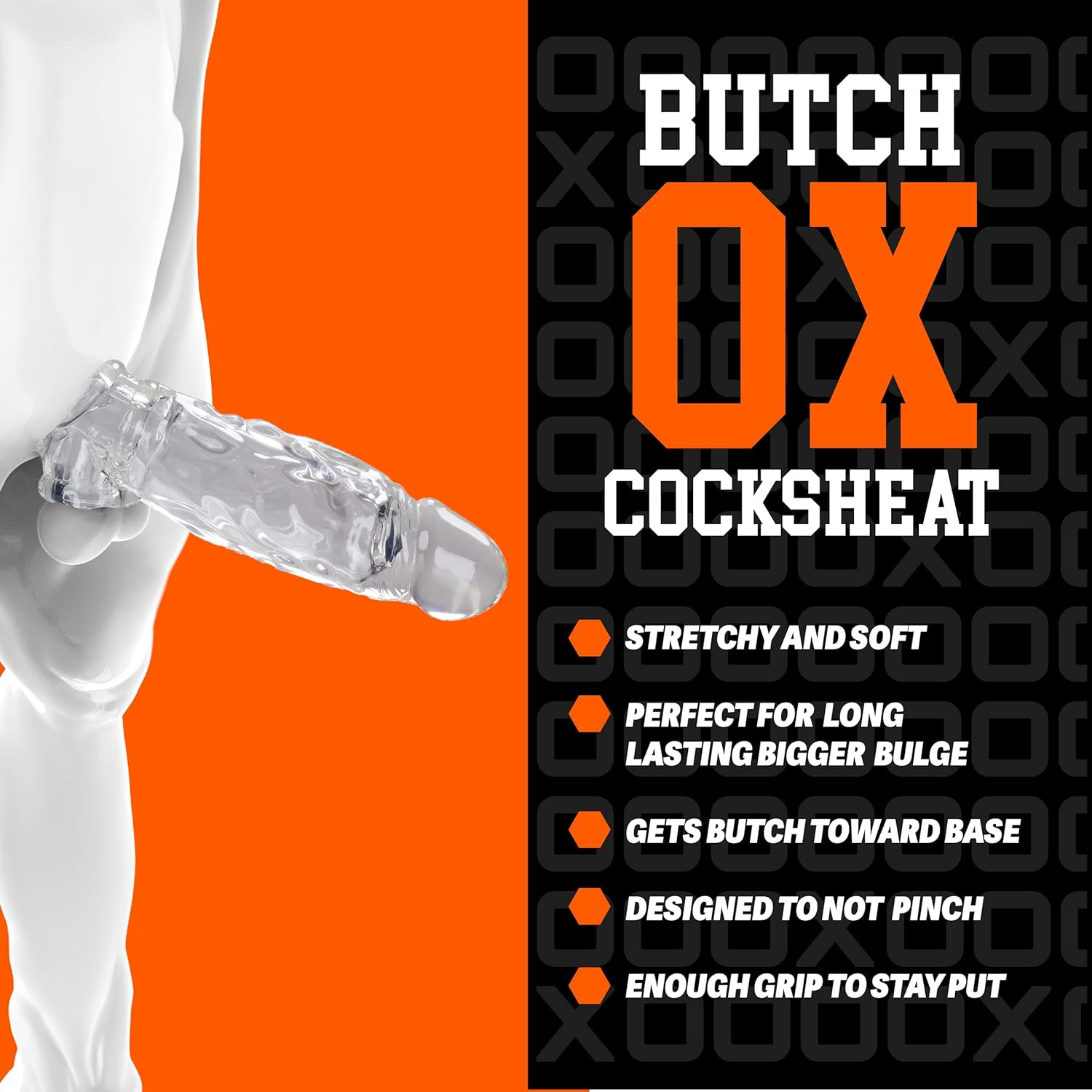 Oxballs Butch Cocksheath, Clear - Clear image number 4