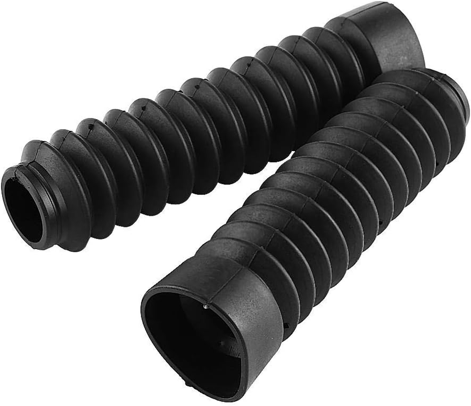 Fydun Motorcycle Front Fork Cover 210.5 X42Mm Rubber Shock Protect Gaiters Boot (Black) image number 3