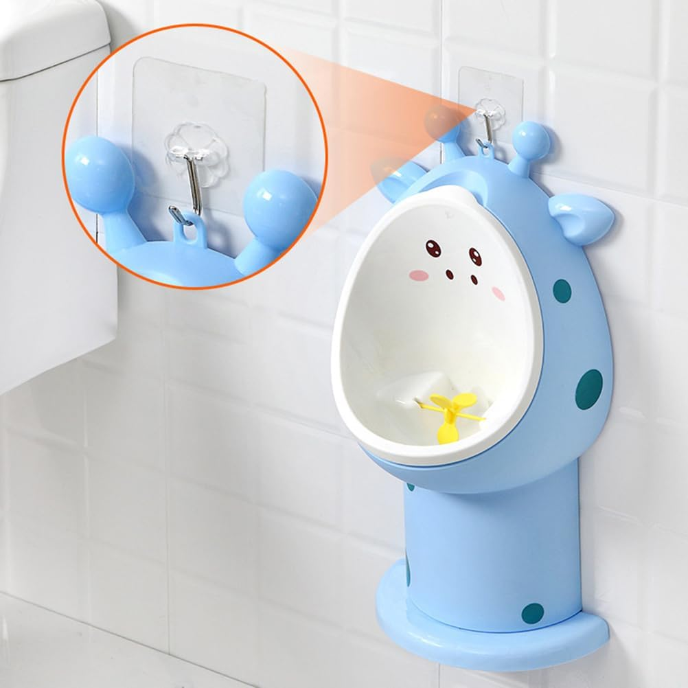 ERINGOGO Boys Urinal Potty Training Standing Toddler Urinal with Cartoon Design Adjustable Height and Removable Bowl for Easy Cleaning image number 3