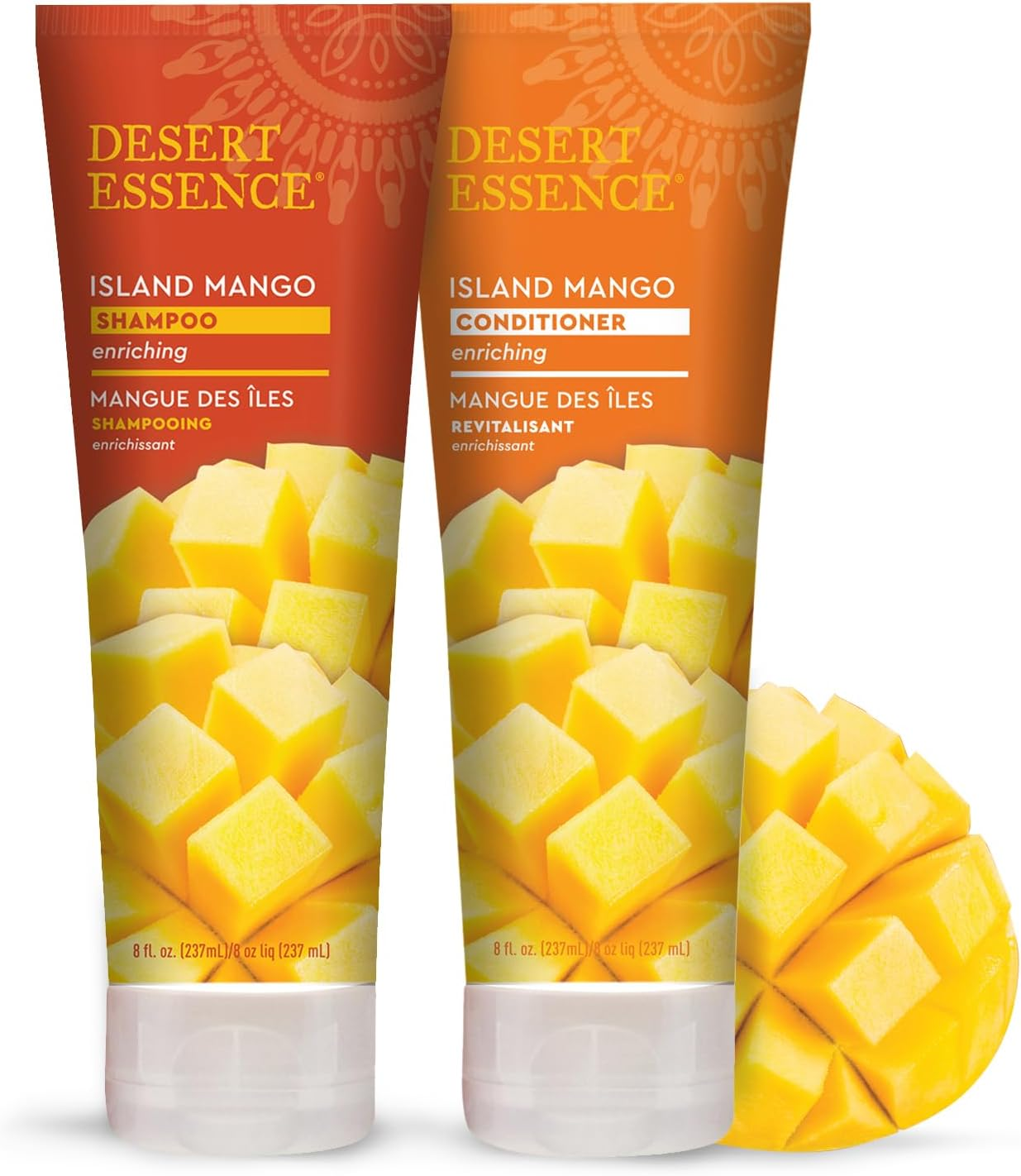 Desert Essence Island Mango Shampoo, 8 Fluid Ounce image number 1