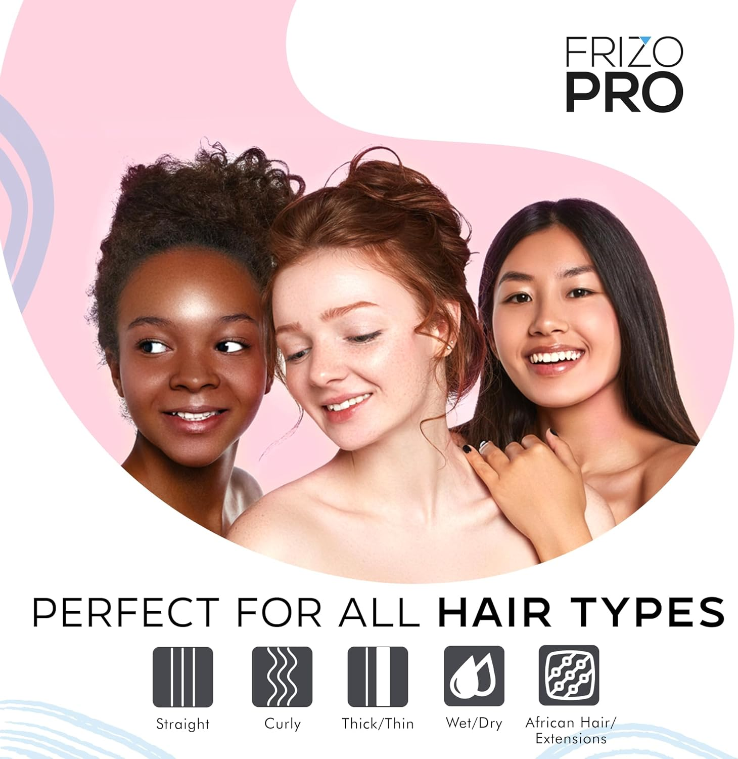 I ❤ MY HAIR I Love My Hair Detangler Brush - for All Types Wet or Dry Spider Series Small Size Green - Black image number 4