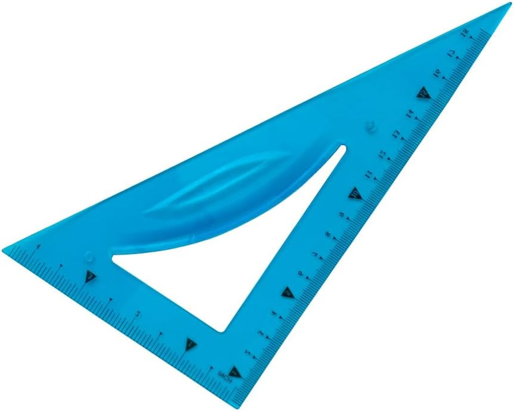 LIDERPAPEL Flexible Playing Field, 10 Cm, Cardboard, 14 Cm, Ruler 30 Cm and Plastic Semicircle, with Coloured Cover image number 2