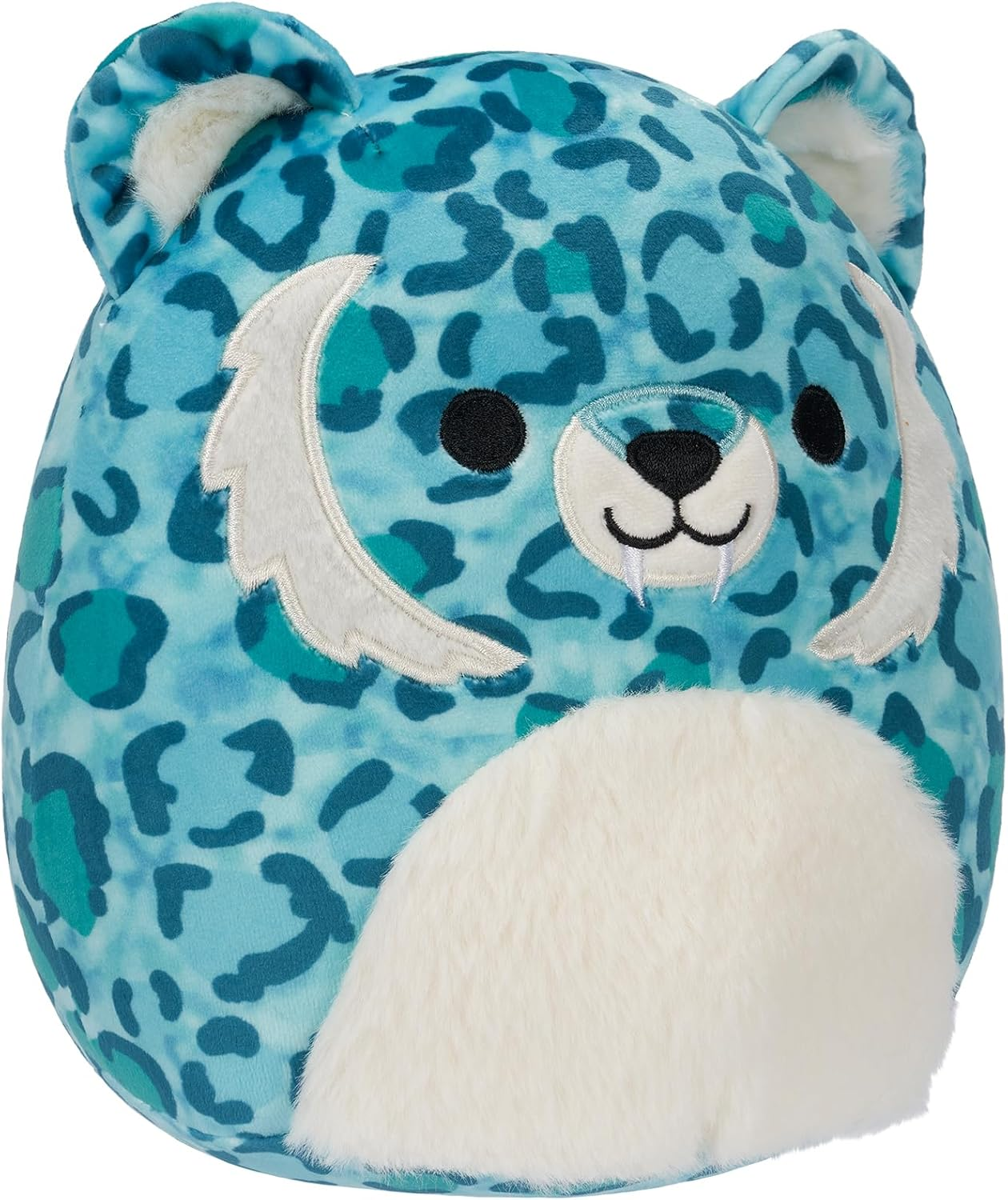 Squishmallows SQCR05381 7.5-Inch-Griffin the Aqua Saber-Tooth Tiger, Multicolour image number 4