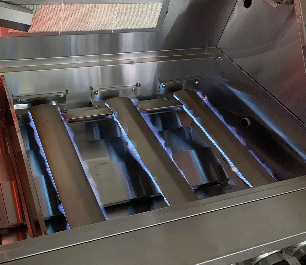 GRILLJOB 15-3/4&ldquo; Heavy Duty Cast Stainless Steel 304 BBQ Grill Burners Bull BBQ Replacement Parts for Cal Flame Aussie Blaze Jenn AIR Thermos Turbo Beefeater image number 1