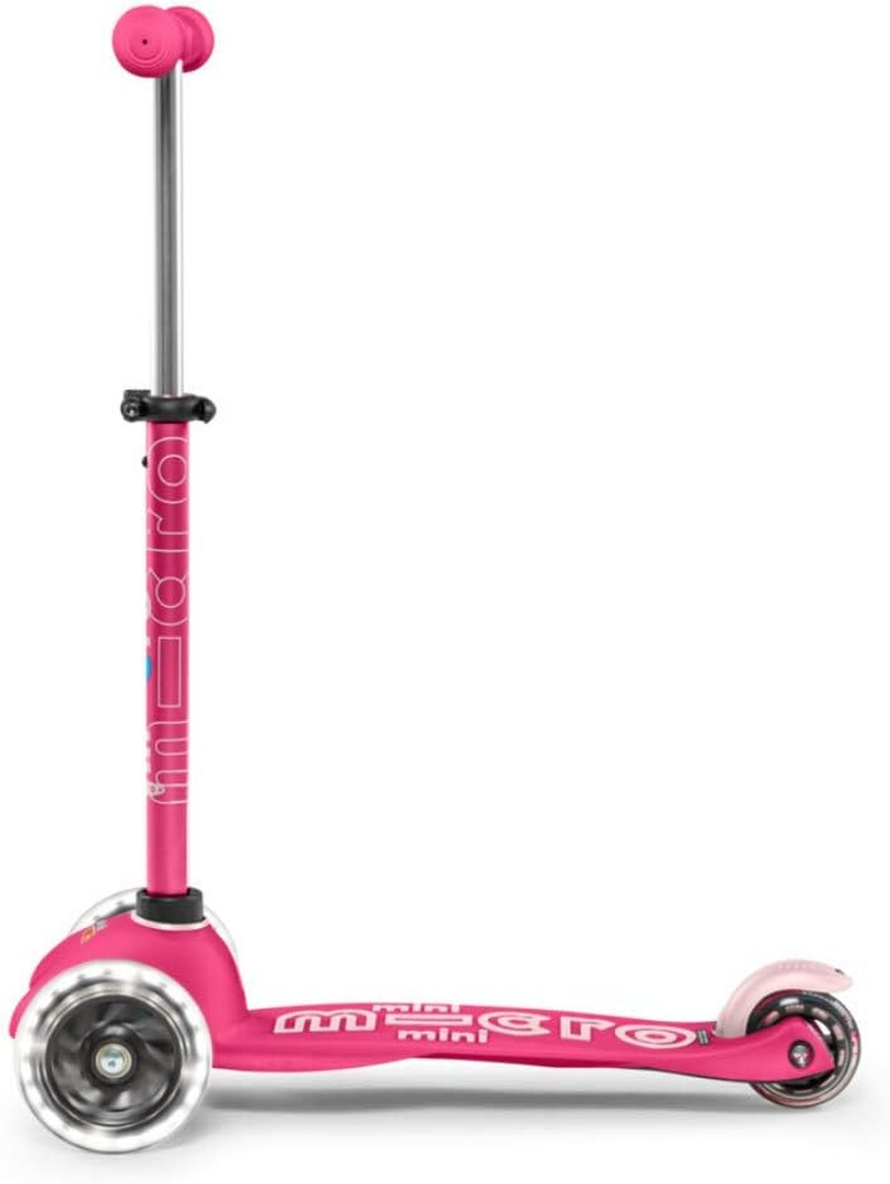 Micro Scooters Mini Deluxe LED 3-Wheel Kids Scooter - Pink image number 5