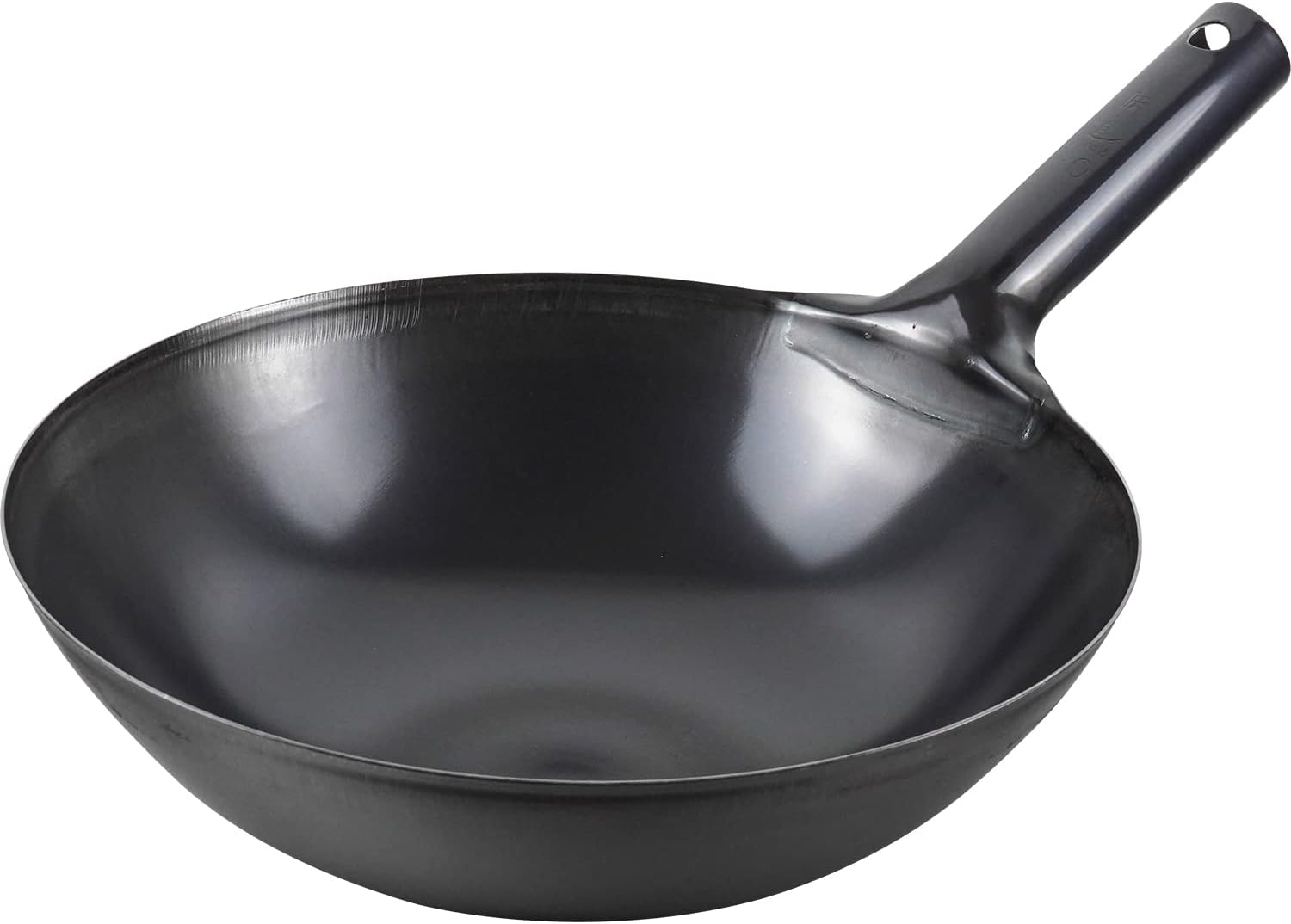 Wahei Freiz Ajido AD-656 Authentic Beijing Wok, 10.6 Inches (27 Cm), for Gas Fire, Iron Pot, Professional Specifications, Made in Japan image number 5