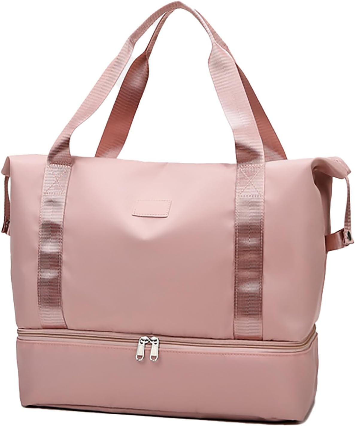 Travel Duffel Bag Weekend Bag with Trolley Sleeve Dry Wet Seperated Sports Gym Bag Waterproof Bag Carry on Bag for Men Women Weekender Tote Bag Hospital Bag Cabin Bag