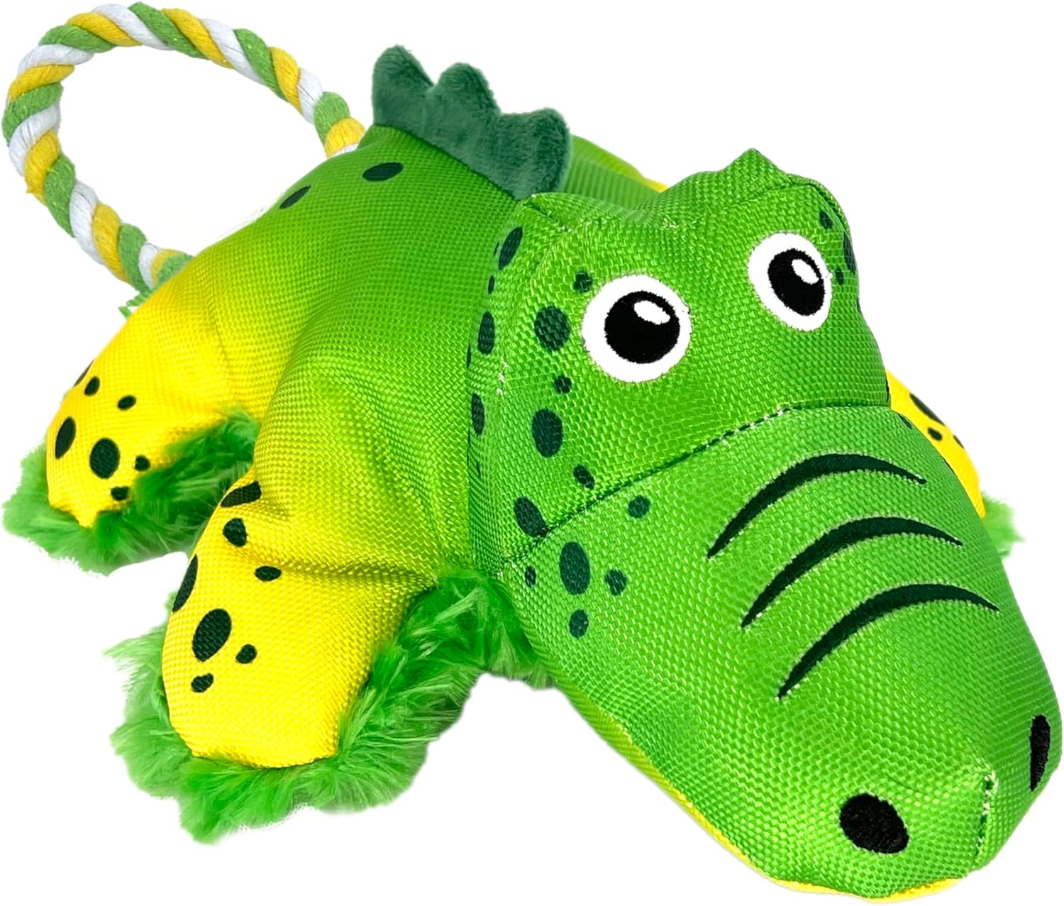 KONG Cozie Tuggz Alligator - Plush Dog Toy - for Small/Medium Dogs