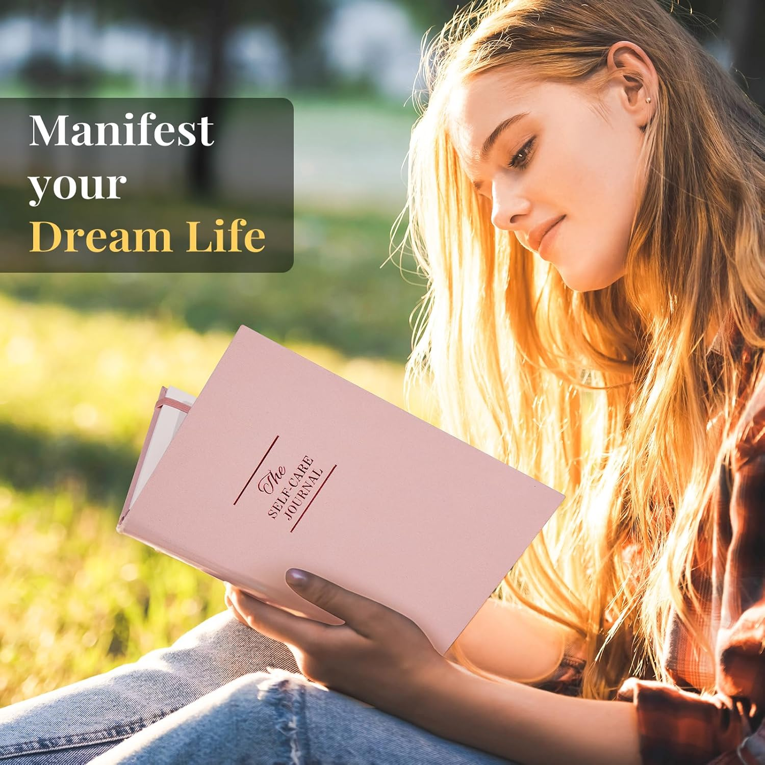 5 MINUTES a DAY Self-Care Journal, Wellness & Daily Reflection Notebook &ndash; Gratitude Journal Guided Journal for Women &ndash; Self Care Planner, Mental Health Journal with Mood Tracker &ndash; A5 Size (Pink) - Pink image number 2