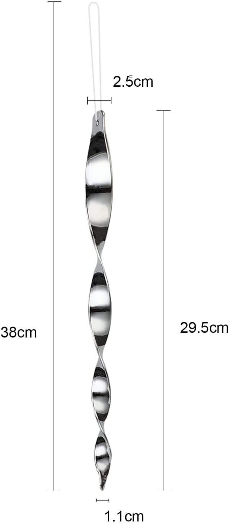 8Pcs Reflective Bird Deterrent Rods,Keep Birds Away from Your Home,Garden,Patio,Scare and Frighten Pigeons,Seagulls,Owls and Many More with These Bird Repellents image number 1