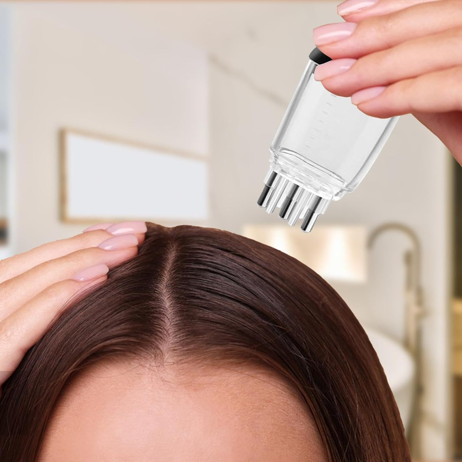 Hair Oil Applicator, Scalp Applicator, Hair Oil Applicator Combs | Hair Oil Applicator, Scalp Oil Applicator, Hair Oil Dispenser for Men and Women Massaging Scalp image number 3