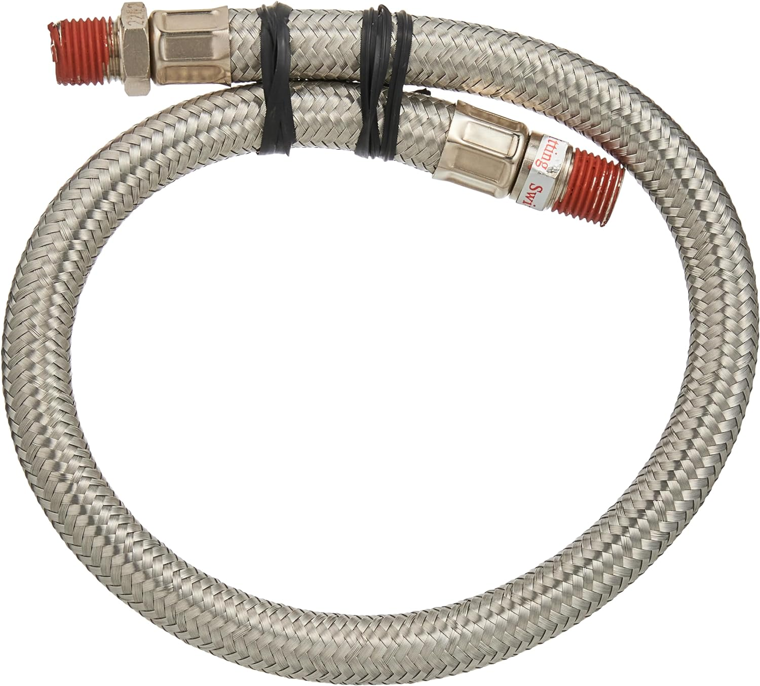 Viair 92804 18" Stainless Steel Braided Leader Hose without Check Valve image number 2