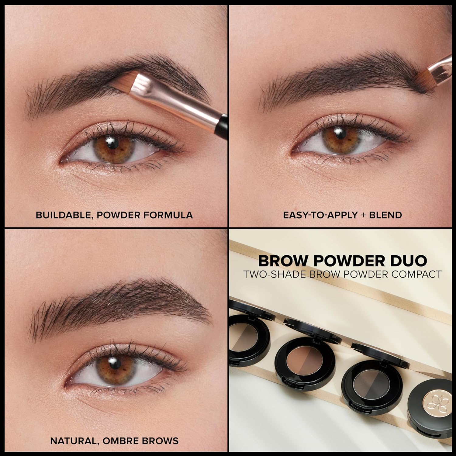 Brow Powder Duo - Ash Brown by Anastasia Beverly Hills for Women - 0.03 Oz Eyebrow - Blonde image number 2
