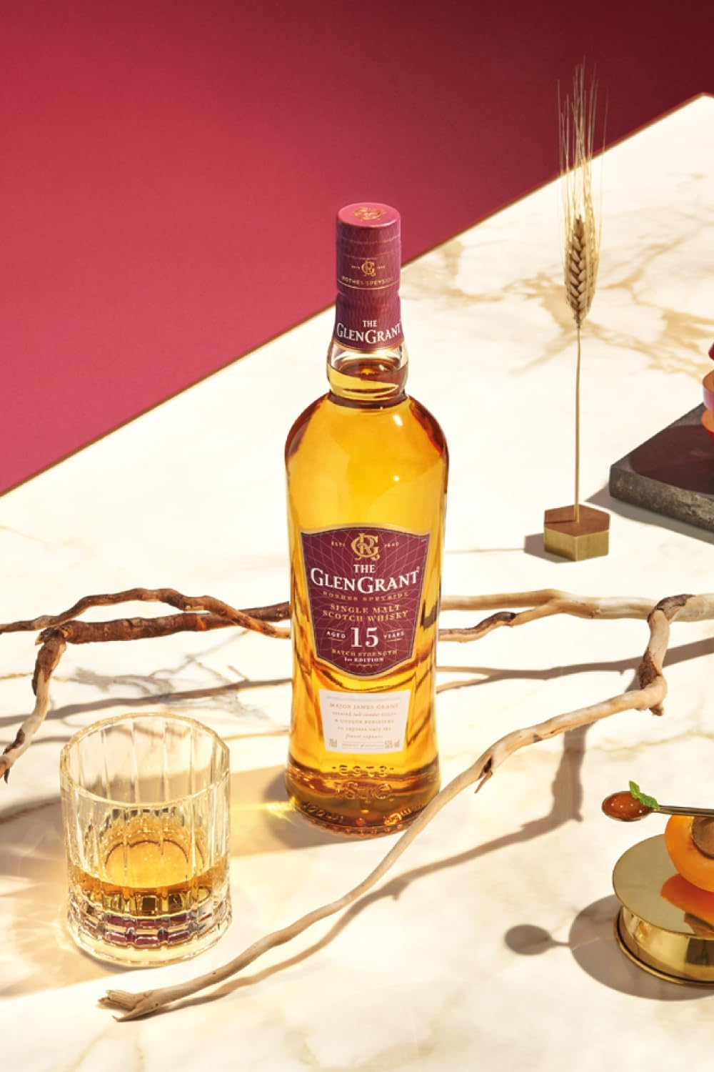 Glen Grant 15 Year Old Single Malt Scotch Whisky 700 Ml