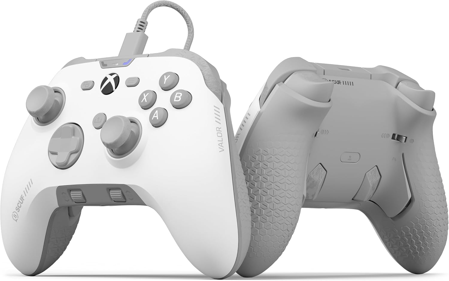 SCUF VALOR PRO Wired Performance Xbox Controller &ndash; Customisable Back Paddles, Instant Triggers, Hall Effect Thumbsticks, Audio Controls, Xbox Series X|S, Xbox One &ndash; White