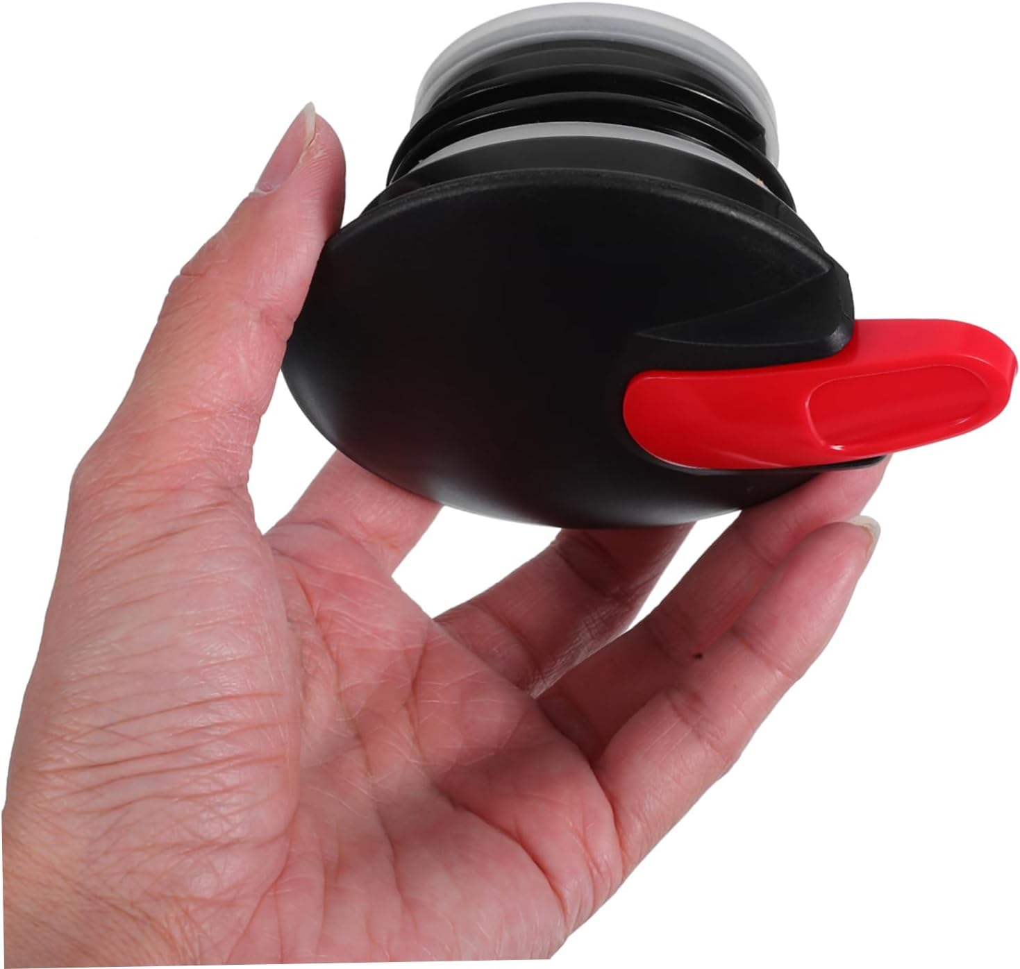 FUNOMOCYA Coffee Pot Replacement Lid Black Red Insulated Teapot Lid for Home and Restaurant Use Konb for Espresso Carafe Cover image number 2