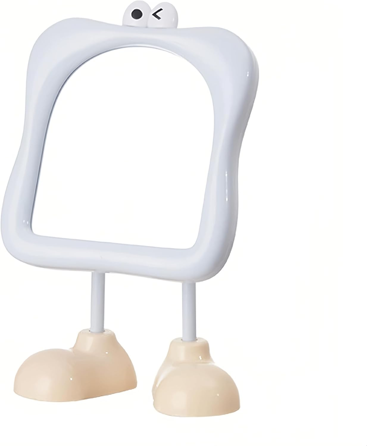 Taoluwin Makeup Mirror, Cute Adjustable Tabletop Vanity Mirror with HD Glass, Sturdy Base, Portable Mirror for Bedroom, Dorm & Travel (Pink)