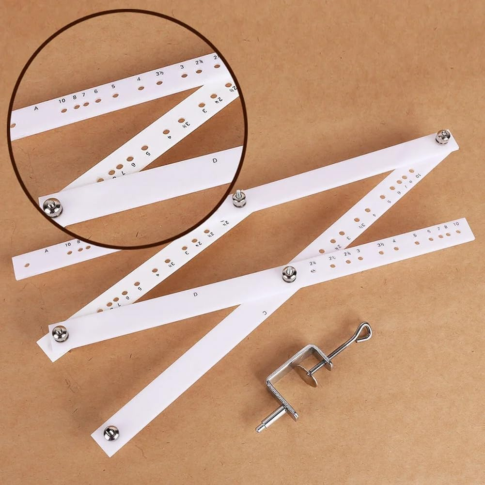 Veumoie Scale Excellent Folding Ruler Artist Pantograph Copy Rluers Draw Enlarger Reducer Tool for Office School Drawing