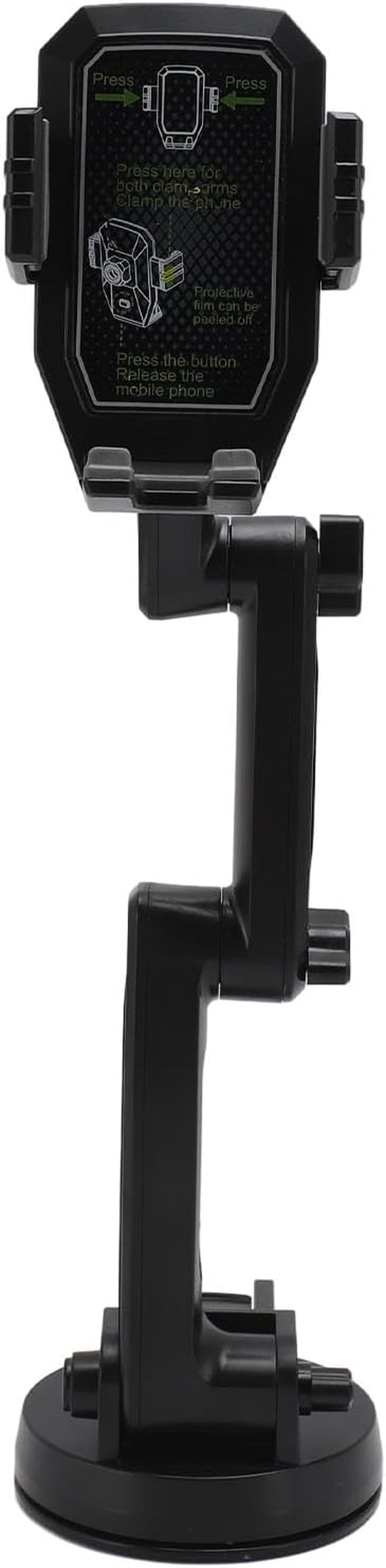 Cat Phone Holder, Truck Phone Holder Mount Stable Black Super Suction Cup for All Phone image number 5