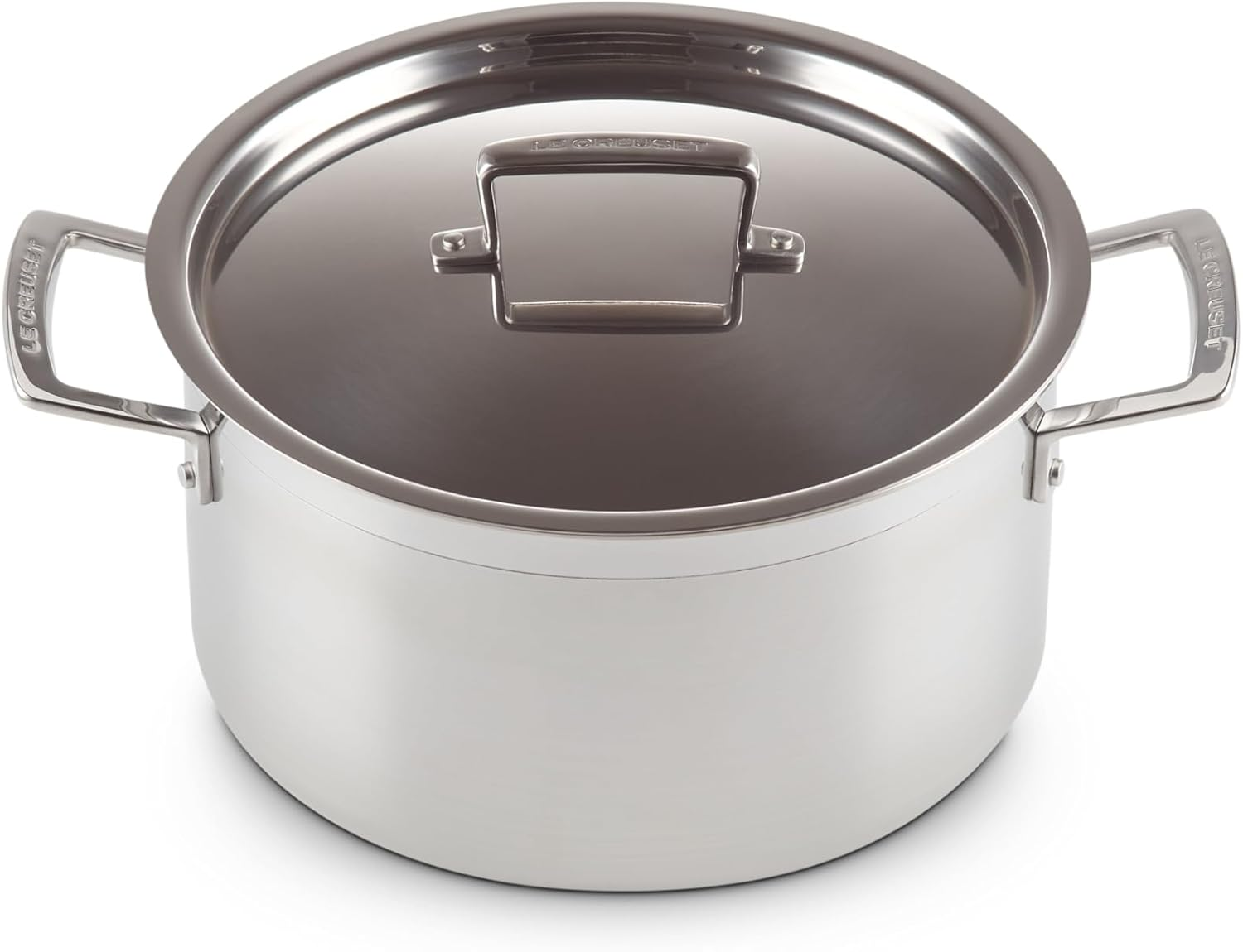 LE CREUSET 3-Ply Stainless Steel Deep Casserole, 24 Cm, 6-1/4-Quart image number 4