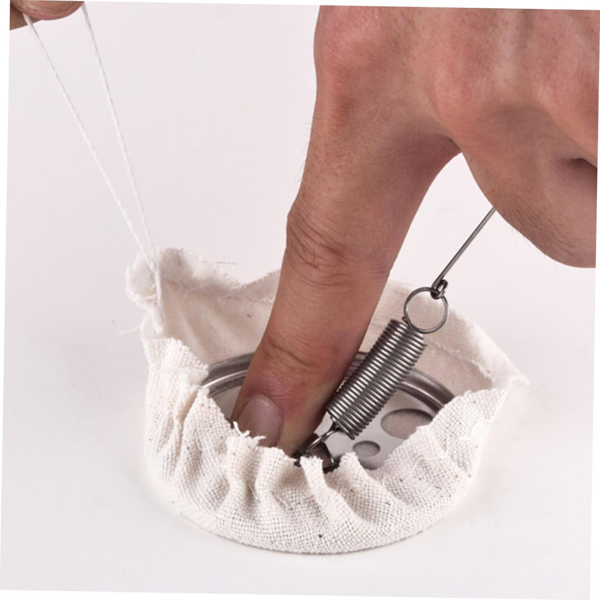 SHOWERORO 20Pcs Espresso Filter Cloth Replacement Cotton Filter Papers for Coffee Pot and Cup image number 5